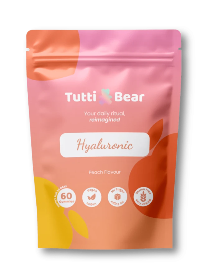 Gomas de Ácido Hialurónico Pêssego – 60 Gomas