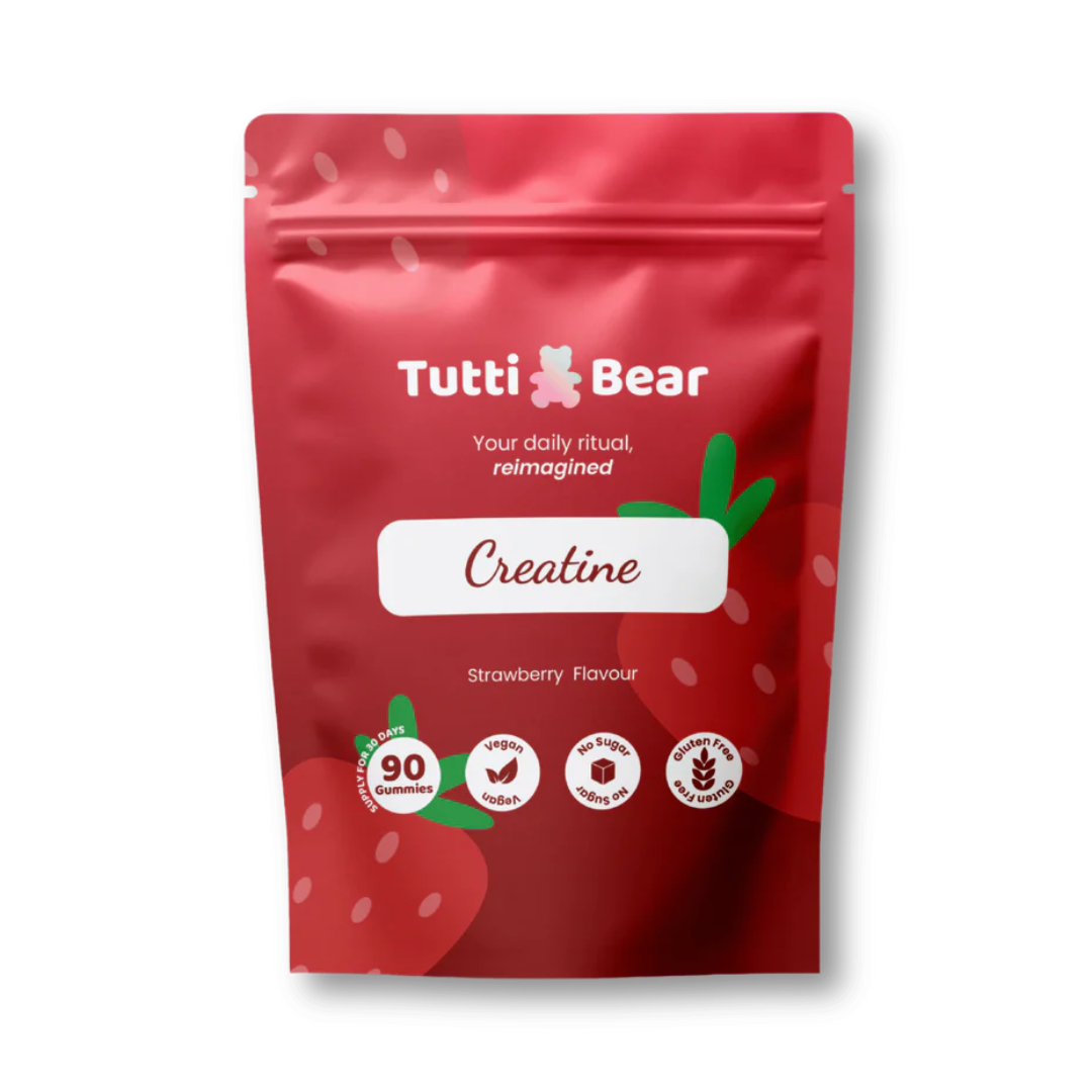 Gomas de Creatina Morango – 90 Gomas